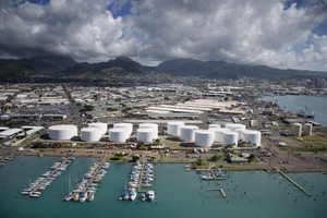 Archivo:Aerial view of Honolulu, Hawaii LCCN2010630045