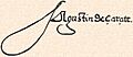 Agustín de Zárate (signature)