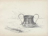 Annie I. Crawford - Old Silver Sugar Bowl from England, 1894