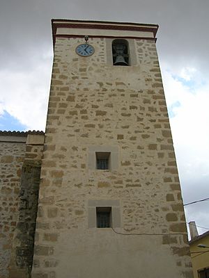 Archivo:Bonete Albacete Spain torre de la iglesia church tower