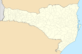 Bahía de Babitonga ubicada en Santa Catarina