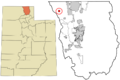 Cache County Utah incorporated and unincorporated areas Clarkston highlighted