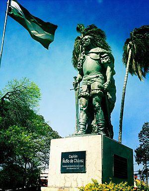 Archivo:Capitán Ñuflo de Chávez (Santa Cruz)