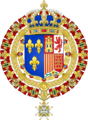Coat of Arms of the Duke of Anjou and Cadix.svg