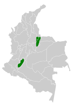 Distribución geográfica del tiluchí colilargo.