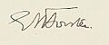 E M Forster signature
