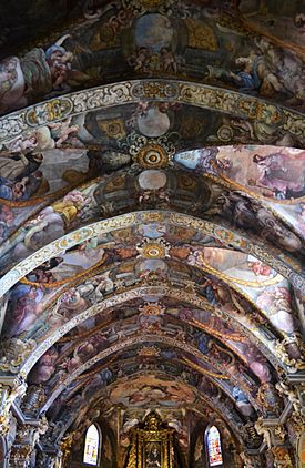 Archivo:Església de sant Nicolau de València, voltes amb frescos