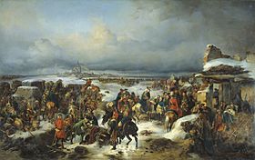 Archivo:Fall of Kolberg in 1761