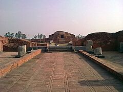 Front view of Vikramshila Monastery