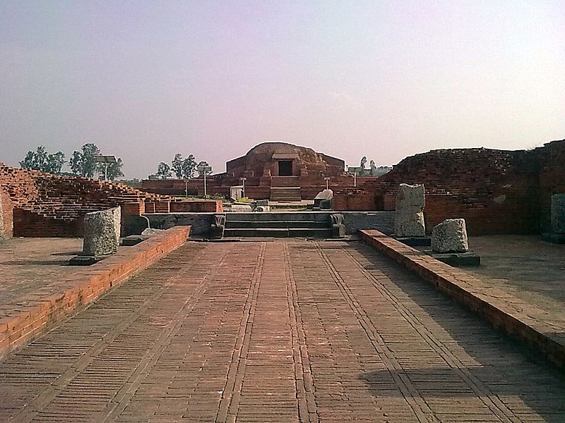 Front view of Vikramshila Monastery