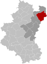Gouvy Luxembourg Belgium Map.svg