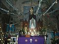 Interior del templo de la Purísima Concepción, Municipio de San Agustín Metzquititlán en la comunidad de Santa María Xoxoteco