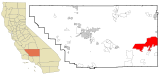 Kern County California Incorporated and Unincorporated areas California City Highlighted.svg