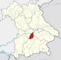 Locator map PAF in Bavaria