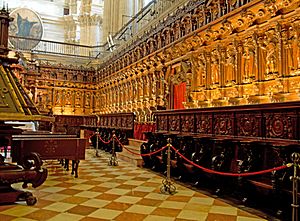 Malaga Kathedrale Der Chor2.jpg