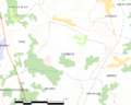 Map commune FR insee code 33142