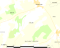 Map commune FR insee code 62682