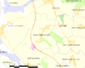 Map commune FR insee code 80692