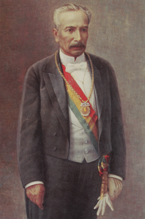 Archivo:Mariano Baptista. Nogales, Avelino. c. 1920, Legislative Palace, La Paz