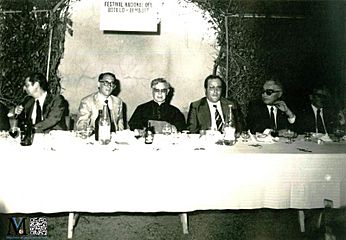 Mesa presidencial del I Festival Nacional del Botillo de Bembibre - 1973