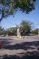 Monumento a Domingo Faustino Sarmiento en Caucete, San Juan