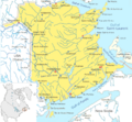 New Brunswick map general