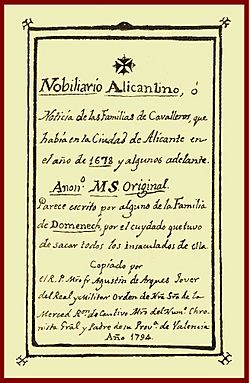 Archivo:Nobiliario Alicantino