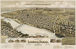 Archivo:Old map-Laredo-1892