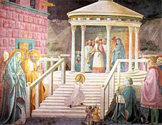 Paolo Uccello - Mary's Presentation in the Temple - WGA23199