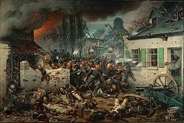Archivo:Prussian Attack Plancenoit by Adolf Northern