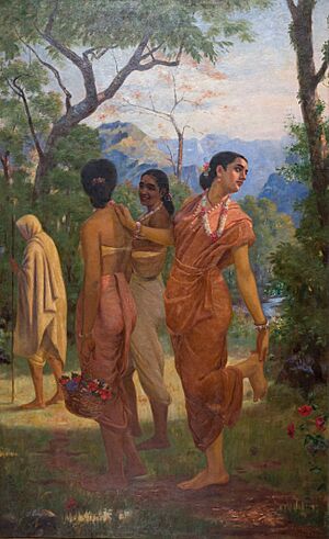 Archivo:Raja Ravi Varma - Mahabharata - Shakuntala