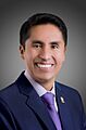 Rubén Gutiérrez Carrizo. Official portrait, 2020. Chamber of Senators of Bolivia