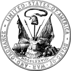 Seal of the United States Board of War and Ordnance.svg