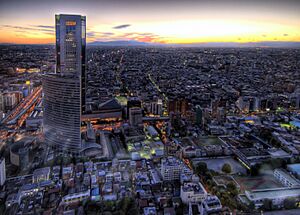 Archivo:Sunset in Shinjuku 2