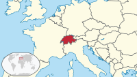 Switzerland in its region.svg