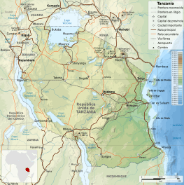 Tanzania map-es.svg