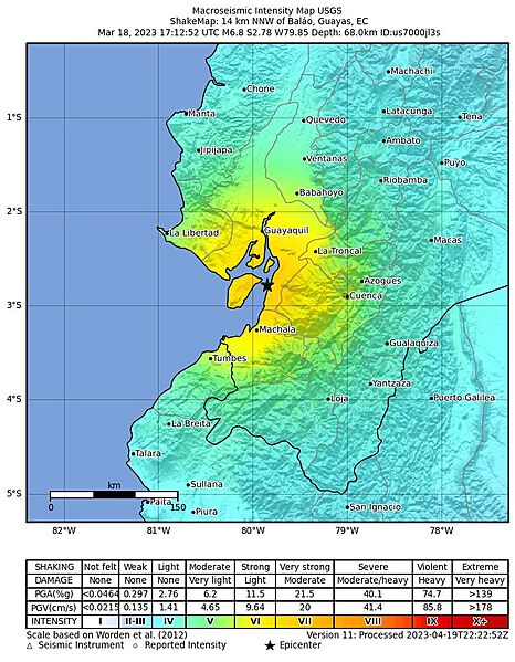 Terremoto de Balao de 2023