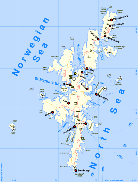 Wfm shetland map