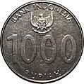 1000 rupiah coin obverse