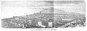 Archivo:1873, La Guardia, Un recuerdo á Galicia, Vista general de La Guardia tomada desde el barrio de La Cruzada