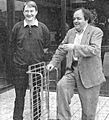Alain Meilland Jacques Villeret tournée la contrebasse 1993