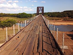 Archivo:Antiguo puente ferroviario sobre el río Pirapó