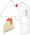 Aroostook County Maine incorporated and unincorporated areas St. John Plantation highlighted