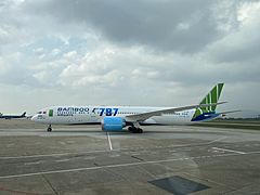 Bamboo Airways (VN-A819) Boeing 787-9 Dreamliner at Noi Bai International Airport