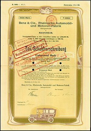 Archivo:Benz & Cie 1912 1000 Mk