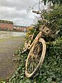 Bicicleta en Oxford, durante invierno