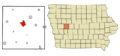 Carroll County Iowa Incorporated and Unincorporated areas Carroll Highlighted