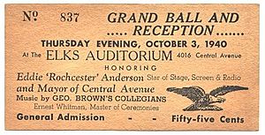 Archivo:Central Avenue Mayor ticket 1940