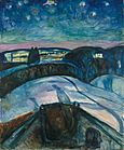 Edvard Munch, 1922, Starry Night, Munch Museum, Oslo