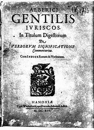 Archivo:Gentili, Alberico – In titulum Digestorum De verborum significatione commentarius, 1614 – BEIC 13771266